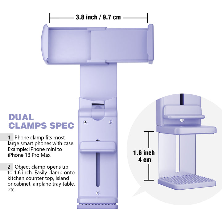 Universal in Flight Airplane Phone Holder Mount