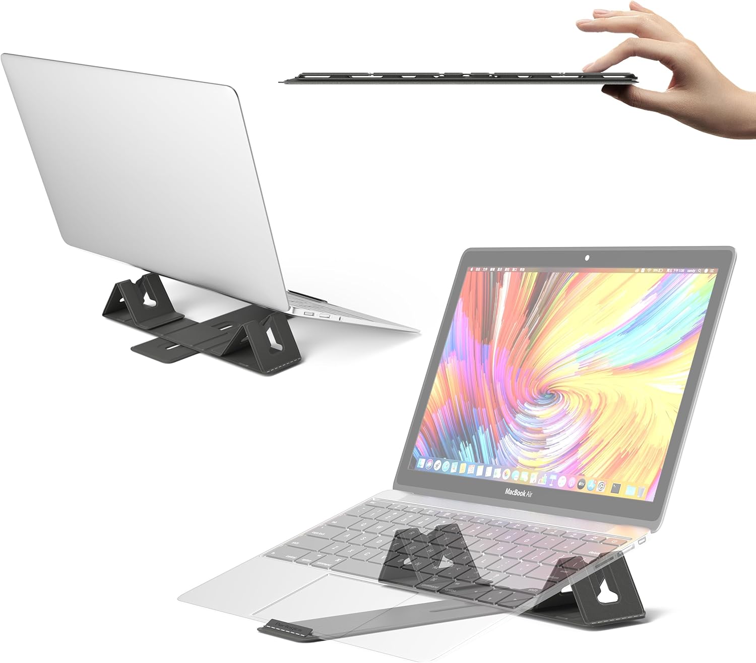 Magnetic Adjustable Travel Laptop Stand