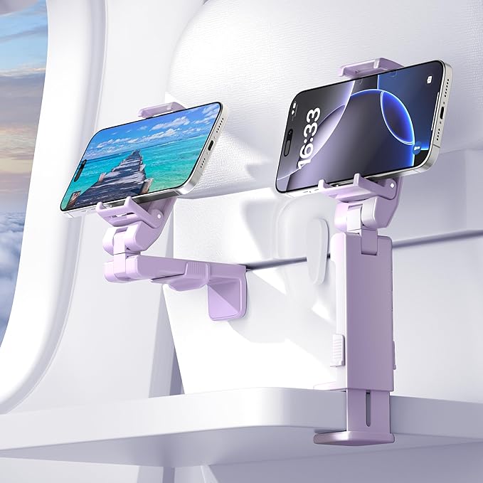 UPGRADED Universal in Flight Airplane Phone Holder Mount 2.0