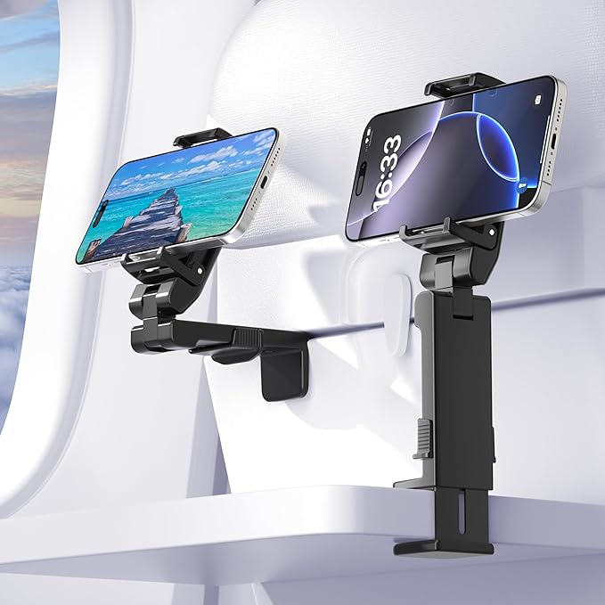 UPGRADED Universal in Flight Airplane Phone Holder Mount 2.0